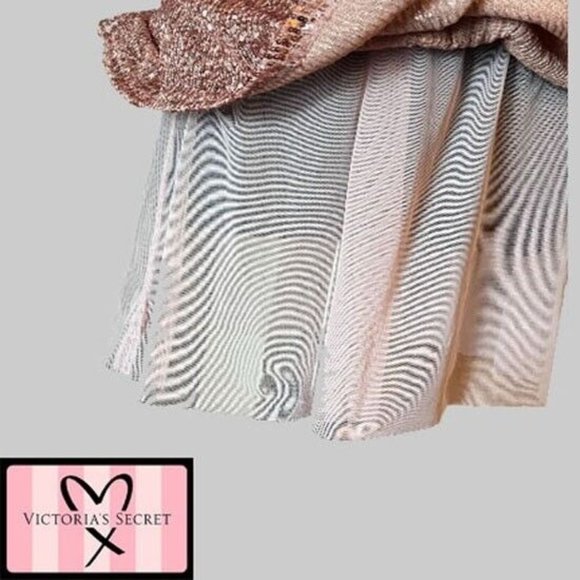 Victoria's Secret Pink Sequin 🌹  Sexy Cocktail Slip Mini Dress Size M - Picture 8 of 8